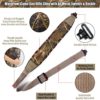 HUNTPAL 2 Point Gun Shotgun Rifle Sling with Metal Swivels and Thumb Loop, Anti-Slip Neoprene Quick Adjusting Durable Shoulder Padded Camouflage Crossbow Sling Strap - Image 2