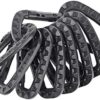 IEBUOBO Black Tactical Carabiner Keychain Hard Polymer Carabiners D Rings Light Weight Spring Snap Gear Clip Utility Hooks Backpack Hanging Buckle for Outdoor Travelling Camping Hiking Fishing 12 Pack - Image 5