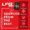 Bucked Up LFG Pre Workout - Supplement Powder for Energy, Pump, Endurance and Burn (30 Servings) (Razzle Dazzle) - Image 4