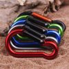 munkees 2-Pack 8-Shaped Carabiner Clips Keychain, Spring Snap Caribeener, Aluminum Buckle Hook Accessories - Image 7