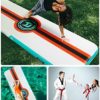 RAYSEA Air Tumbling Track Mat, 10ft Inflatable Air Gymnastics Mat, Inflatable dock, With electric pump - Image 6