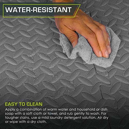 ProsourceFit Puzzle Exercise Mat ½”, EVA Foam Interlocking Tiles, Protective Flooring for Gym Equipment and Cushion for Workouts - Image 5