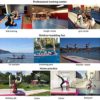 DOBESTS Inflatable Gymnastic Mat Air Track Tumbling Mat 10ft 13ft 16ft 20ft 4/8 Inch Thick Air Mat Tumble Track Air Barrel Gymnastics Roller with Electric Air Pump - Image 5