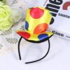 STOBOK Jester Headband Clown Top Hat Headband Carnival Costume Funny Performance Props - Image 5