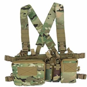 OAREA Tactical Chest Vest Rig Assault 500D Molle Multicam Tactical Vest with Multi-Pockets