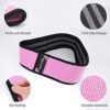 TheFitLife Resistance Exercise Bands Set (110lbs) with Handles+ TheFitLife Workout Booty Bands Set for Home Gym, Stretching - Image 7