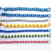 Colorful Flower-Power Beaded Daisy-Chain Anklets, Thin Beaded Flower Bracelets (1) - Image 2