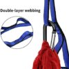 GRLIFE Nylon Daisy Chain Rope, 4PCS Heavy Duty Climbing Strap for Aerial Yoga Swing Hammock, 43 Inches Adjustable Hanging Trapeze Extension Straps, 23KN Climbing Sling Runner - Image 6