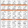 3 Pack: Bodyweight Workouts + Stretching Exercises + Sliding Bench - Set of 3 Workout Charts - Image 7