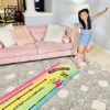 CARTWHIRLER Cartwheel Training Mats - At Home Gymnastics Mat, Toy Mats for All Kids, Yoga, Dance, And Play Mat, For Ages 4-12+, 2ft x 6ft - Image 6