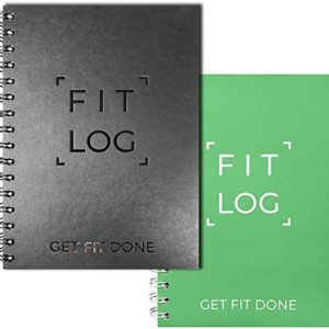 Cossac 2 Fitness Journal & Workout Planner - Designed by Experts Gym Notebook, Workout Tracker,Exercise Log Book for Men Women