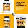 TGS 100% Whey Protein Powder Unflavored, Unsweetened, Keto Friendly - 2lb - All Natural, Low Carb, Low Calorie, Soy Free, Gluten Free, Made in USA - Image 7