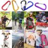 10 Pack 3'' Aluminum Spring Snap Hook Carabiner D Ring Carabiner Clip Camping Accessories Fishing Hiking Traveling and Keychain Craebuer - Image 3