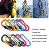 OMUKY Multicolor Carabiners Hook Clips Camping Accessories Buckle for Outdoor Hiking Traveling - Image 7