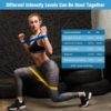 Resistance Bands,Set of 5 Resistance Loop Exercise Bands,Resistance Bands for Working Out,Workout Sets for Women and Man Home Fitness Strength Training Exercise Equipment Essentials Exercise Bands Set - Image 4