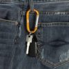 Mr. Pen- Carabiner, 6 pcs, 3 inch Aluminum D Ring Carabiner Clip, Key Chain Clip, Backpack Clips, Carabiner Clip, Key Hook for Pants, Hook Clips, Clip on Keychain, Hooks for Keys, Carabiners - Image 8