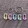 Small Keychain Clips Mini Carabiner - Micro Tiny Small Auto Locking D-Shape Spring Loaded Wire Gate - Image 2