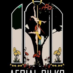 Midnight Aerial Silks Coloring Book: Delightful Illustrations With Black Edition With Amazing Coloring Pages Of Yoga Dance For Fun And Creativity | Perfect Gift For Special Occasions