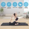 Aranya Folding Gymnastics Mat for Tumbling 1.6" Thick Exercise Mat with Carrying Handles for Home Yoga Mat Exercise Pad Gymnastics and Home Gym Protective Flooring - Image 3