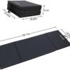 Aranya Folding Gymnastics Mat for Tumbling 1.6" Thick Exercise Mat with Carrying Handles for Home Yoga Mat Exercise Pad Gymnastics and Home Gym Protective Flooring - Image 5