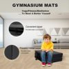Aranya Folding Gymnastics Mat for Tumbling 1.6" Thick Exercise Mat with Carrying Handles for Home Yoga Mat Exercise Pad Gymnastics and Home Gym Protective Flooring - Image 6