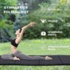 Aranya Folding Gymnastics Mat for Tumbling 1.6" Thick Exercise Mat with Carrying Handles for Home Yoga Mat Exercise Pad Gymnastics and Home Gym Protective Flooring - Image 7