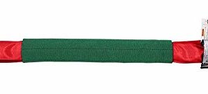 Red Eye and Eye 16 Foot Polyester Round Sling | 13,200 lb. Vertical Capacity | 10,600 lb. Choker | 26,400 lb. Basket | 2-1/4" Width at Load | Hanes Supply (HSI) Heavy Duty Sling