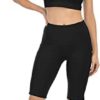 THE STRENGTH Biker Shorts for Women with Pockets, Tummy Control, High Waisted and Yoga Shorts for Women (as1, Alpha, l, Regular, Short, Standard) Black - Image 5