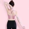 Chair Yoga Wooden with Black Leather Inversion Frame Headstand Chair for Home Gym Yoga Workout Relieve Fatigue (with Elastic Yoga Band) - Image 6