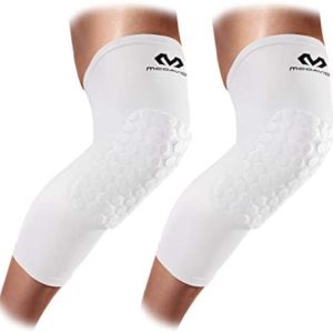 Knee Compression Sleeves: McDavid Hex Knee Pads Compression Leg Sleeve for Basketball, Volleyball, Weightlifting, and More - Pair of Sleeves
