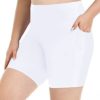 MARINAVIDA Plus Size Biker Shorts with Pockets 6" Inseam for Women High Waisted Biker Shorts Workout & Yoga Shorts 3X/4X/5X - Image 6