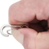 SeadeSky Mini Hanging Buckle, Pack of 20Pcs Metal Spring Backpack Clasps Carabiners Hook EDC Keychain Fishing Camping Bottle Hooks Paracord Tactical Survival Gear - Image 4