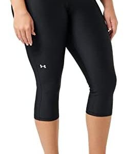 Under Armour Women's HeatGear High Waisted Pocketed No-Slip Capri Leggings