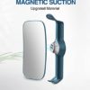 TOUCHBeauty 3X Shower Mirrors for Shaving with Razor Holder, Heldhand & 360 Degree Swivel, Larger Size 11" Blue Bathroom Accessories for Men - Image 6