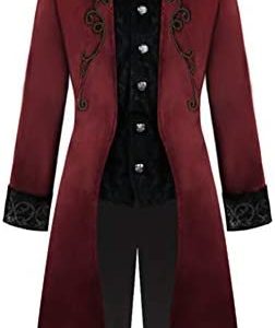 Apocrypha Mens Medieval Steampunk Tailcoat Victorian Gothic Jacket Frock Coat