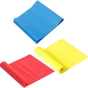 ibasenice Latex Resistance Exercising Yellow Yoga Training Exercise Sports Red Blue Fitness Band Cm Up for Home Assist Strap Stretching -Friendly Pull Slimmingred Bands Color Pilates