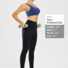 BALEAF Sweatleaf Women's High Waisted Leggings, Tummy Control Stretch Workout Athletic Running Yoga Pants with Pockets - Image 3