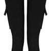 DUOWEI Women Corduroy Pants Plus Size Women Cargo Pants Casual High Waist Jogger Pants Loose Outdoor Plus Size Yoga Pants - Image 5