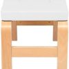 NC Wooden Yoga Inverted Stool White - Image 3