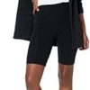 The Drop Women's Jeannie High Rise Mid Length Bike Short - Image 3