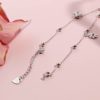 Daisy Flowers Ankle Bracelet for Women 925 Sterling Silver Dainty Floral Foot Chain Thin Leg Bracelet Jewelry Gift - Image 5