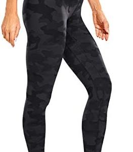 CRZ YOGA Women's Naked Feeling Yoga Pants 25 Inches - 7/8 High Waisted Workout Leggings