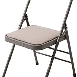 Yoga Auxiliary Chair with Lumbar Back Yoga Chair Stool Auxiliary Chair Home Folding Chair Thicken Yoga Folding Chair Yoga Auxiliary Chair