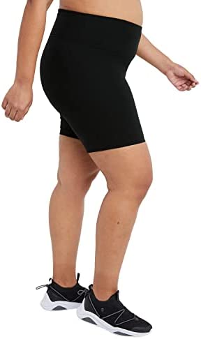 Champion Plus Size Authentic Bike Shorts, Women’s Bike Shorts, Cotton Bike Shorts, 8" - Image 3