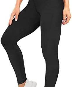 Sundwudu Leggings for Women Tummy Control - High Waist Non See Through Printed Workout Yoga Pants