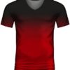 Men's Muscle Fit Short Sleeve Tie Dye Gradient Personalized Fashion Sweatshirt Fashionable T-Shirt Casual Workout Fitness Tee - Image 3
