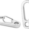 SeadeSky Mini Hanging Buckle, Pack of 20Pcs Metal Spring Backpack Clasps Carabiners Hook EDC Keychain Fishing Camping Bottle Hooks Paracord Tactical Survival Gear - Image 6