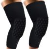 Youper Protective Knee Pads Compression Leg Sleeve for Basketball, Football, Volleyball, Youth & Adult Sizes (Small, Black) - Image 2