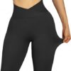 SUUKSESS Women Crossover Seamless Leggings Butt Lifting High Waisted Workout Yoga Pants - Image 4