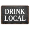 Drink Local Sign Metal Plaque - Image 2